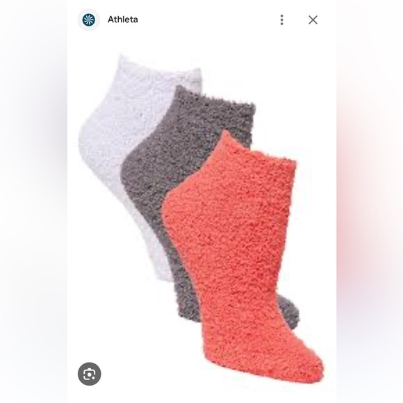 Morro - Athleta 3 pack Short Cozy Socks - Picture 6 of 6